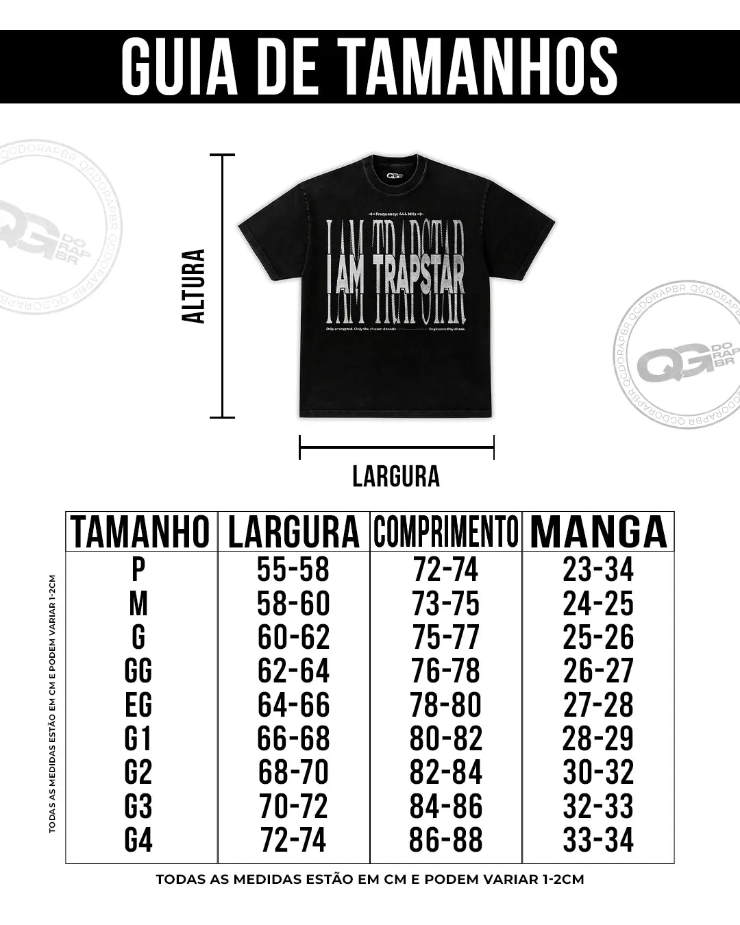 CAMISA "I AM TRAPSTAR" - (OVERSIZED)
